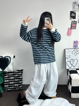 ベーシックピンタックロングパンツ 🤍🩶🖤💙4カラー