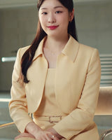 [Kim Yuna, Kim Hee-ae, SoYou Worn] 天然石バロックパールツイスト925シルバー調節可能サイズリングR019-01G