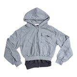 Layered hoodie