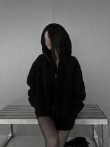 [unisex] シェルパフーディーフリースジップアップ (2color)