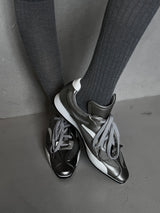 スチールエッジスティレットスニーカー (2color)