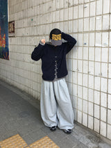 ベンストライプフィンガーホールフーディ (3c)