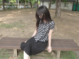 rune dot blouse