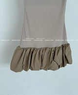 Pumpkin Tube Top Mini Dress