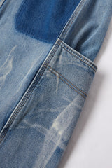 Distressed Washed Jeans