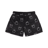 [FANCY X DUSTY] Zzz ダスティーサロンパジャマショートパンツ (BLACK) F25NM1017