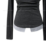 Reet Drape Layered Shirt