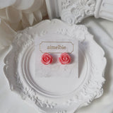 [Hearts2Hearts Ana Piercing] Petit Rose Cabochon Piercing - Pink