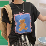 Crayon Bear Box fit Short-sleeved T-shirt