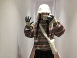 Reversible Boucle Trapper Hat (2 Colors)