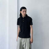 Back Panel Textured Henley