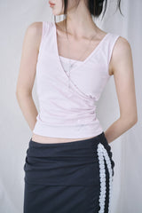 [MADE] Zanne Sailing Wrap Sleeveless Top