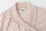 Milky wrap cardigan - pink    