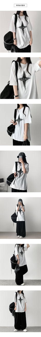 Tain DIA Boxy Fit Short Sleeve T-shirt