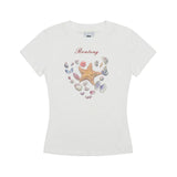 Seashell Heart Starfish T-Shirt 231232068