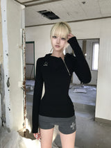 アシンメトリージップアップＴ