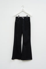 (W) Black Flare Jeans