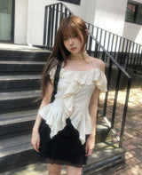 Morin Wavy Layer Frill Skirt