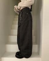 Z-Jet Stripe Rivet Balloon Fit Long Pants