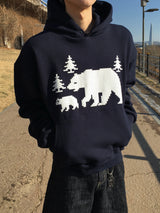 Polar Bear Fleece Dye Hoodie 3C