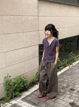 Musec Vintage Slim-Fit Layered Short Sleeve Cardigan
