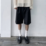Deep Pleat Wide Shorts