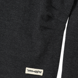 Cutout Layered Long Sleeve Tee - CHARCOAL