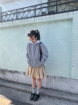 [unisex] ヒシャンカットツーウェイフードウィンドブレーカー