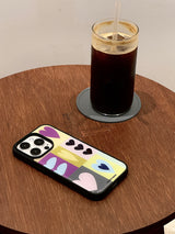 [MADE] ハートコラージュケースライト イエロー