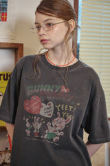 バニーニーピグメント半袖Tシャツ
