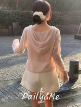モヘアフードニット(3color)