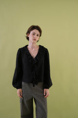 Elen ruffle blouse 