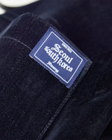 ベルベットデニムフレアフィットパンツ(NAVY)