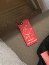 red star pardise hard matte phone case