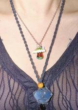 Trippy mushroom necklace.06 (5color)