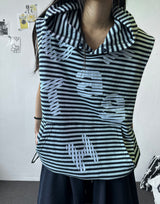 Reistar Tattoo Graphic Patch Balloon Bermuda Shorts 4color