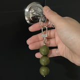three beads keyring - 8colors