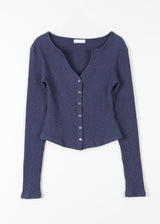 MUTE V RIB CARDIGAN