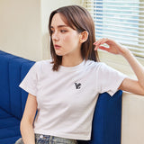 VZ 3D ロゴクロップTシャツ / ホワイト