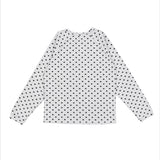 リブドットラグランT (ホワイト)