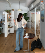 クレントストライプロングスリーブTシャツ / 5 カラーズ