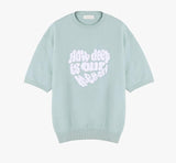 No.0843 ハートハーフニット (4color)