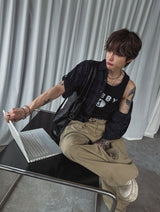 Prolly Check Roll-up Short Sleeve Shirt