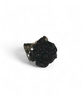 antique black rose ring
