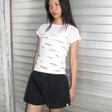 ドレープバンドチューブトップ White