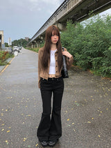 Buckle Leather Eyelet Daily Shoulder Bag