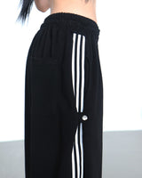 Track Point String Wide Pants