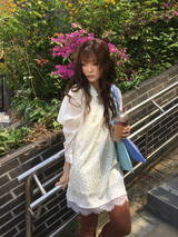 Loire Floral V-Dress (3color) 