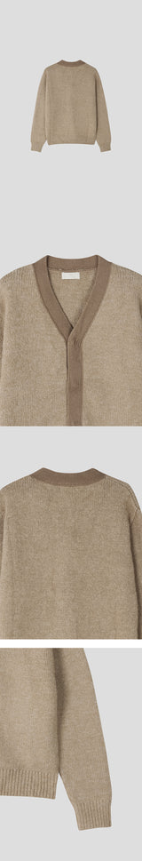 [F/W] ミニマルラインウールカーディガン(3color)