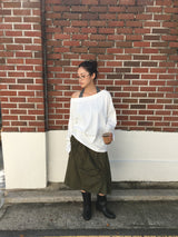 Slam off-shoulder long sleeve (4color)